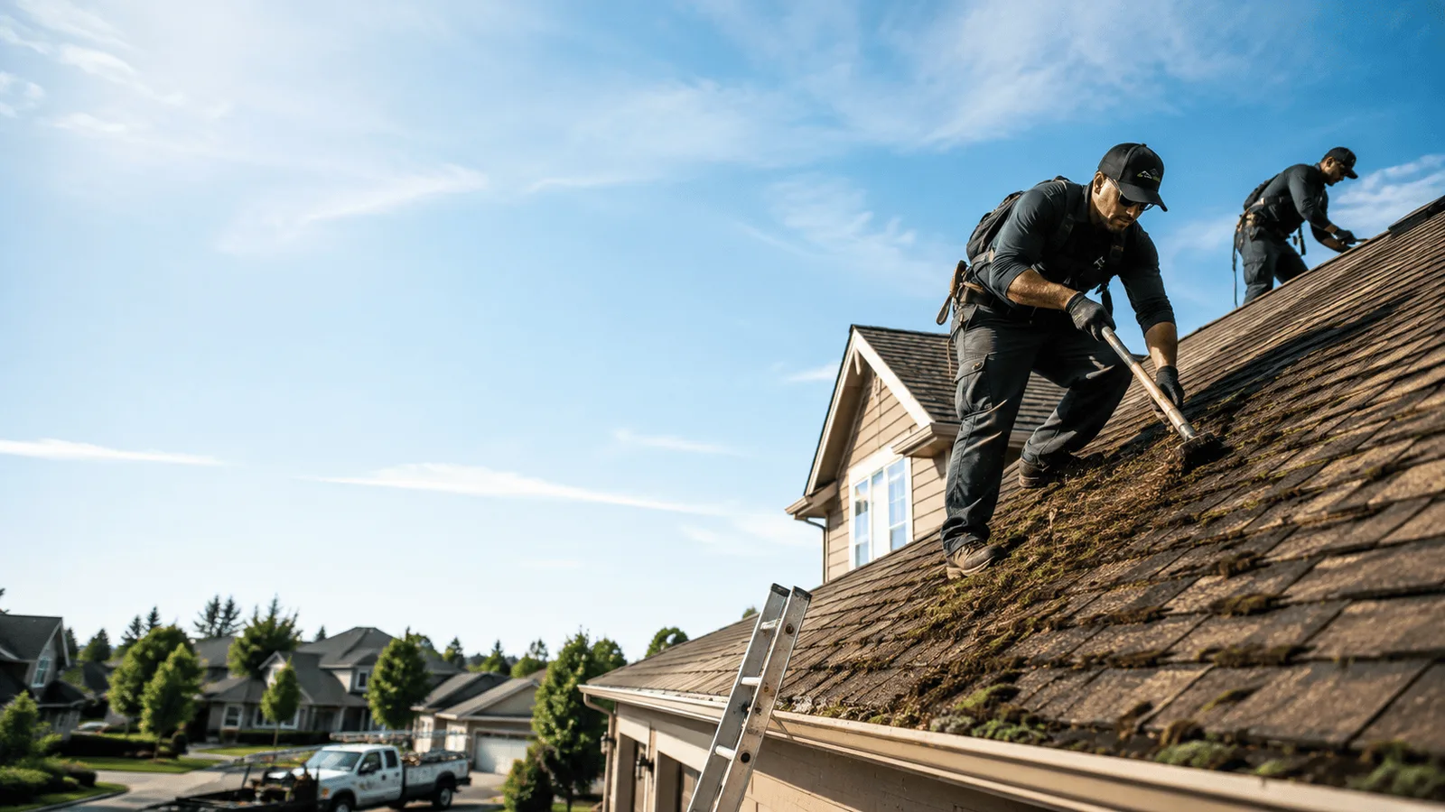 Roof Moss Removal in Wheelwright, MA near me